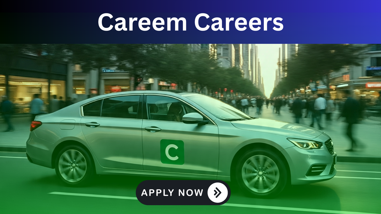 Careem captain with vehicle in Dubai, representing transportation and delivery career opportunities