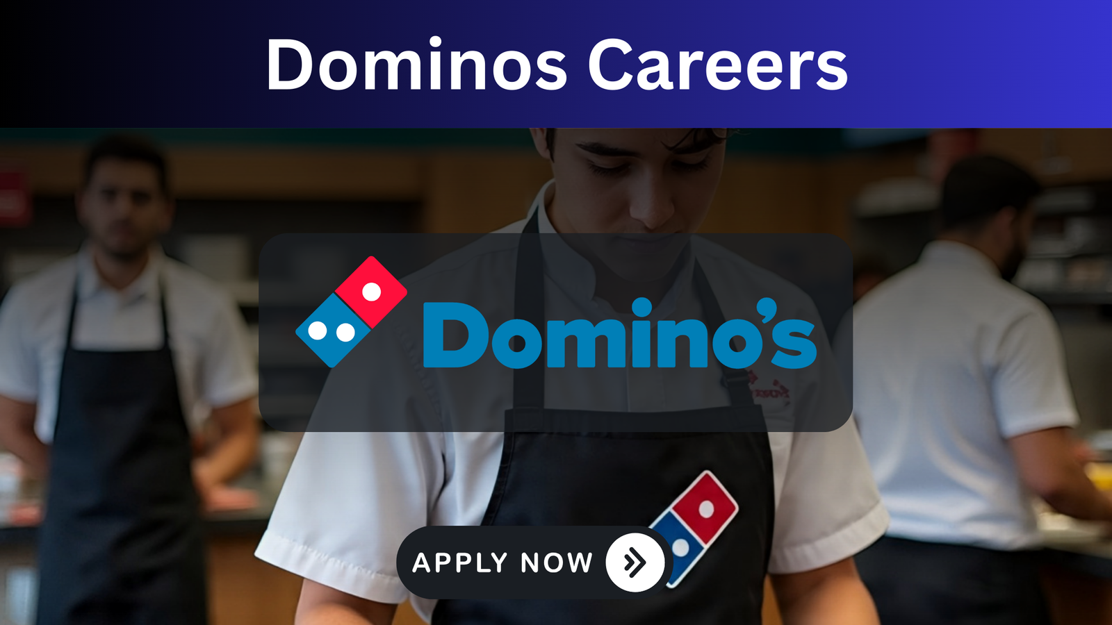 Domino's Pizza team in UAE preparing food and delivery, representing restaurant career opportunities