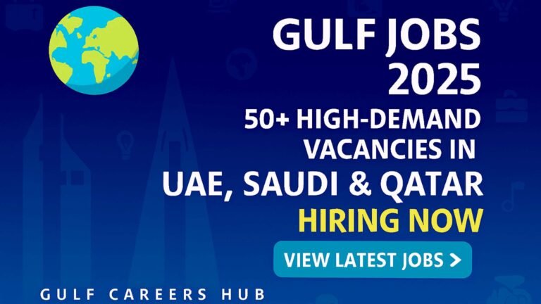 Explore 50+ high‑demand Gulf jobs for 2025