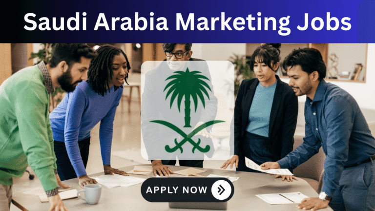 Marketing team in Riyadh office analyzing digital campaign data, representing growing marketing opportunities in Saudi Arabia