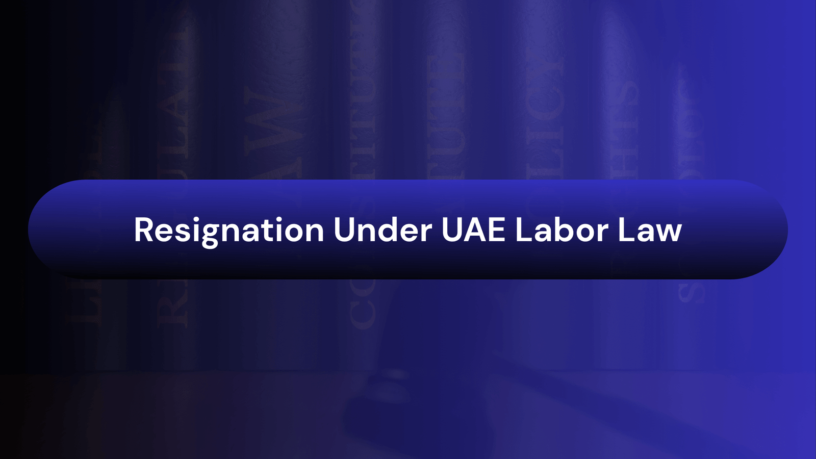 Professional resignation process under UAE labor law, showing document signing and HR consultation