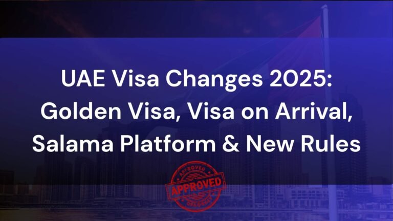 UAE visa changes 2025