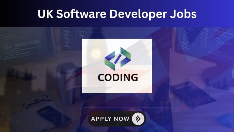 Software developer coding in London office – UK tech jobs