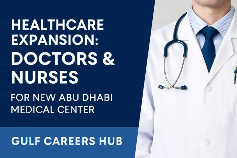 Abu Dhabi Medical Center Jobs – Doctors & Nurses Hiring