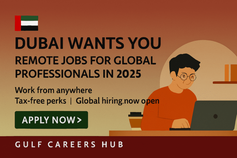 Dubai Wants You – Remote Jobs for Global Professionals in 2025