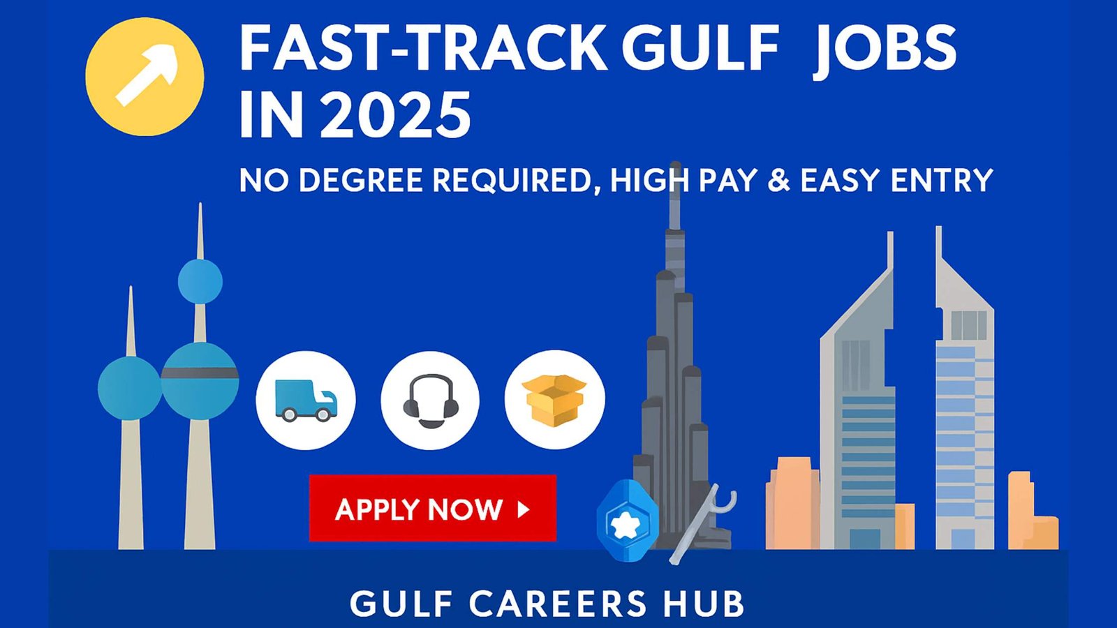 Fast-Track Gulf Jobs Without a Degree (High Pay in 2025)
