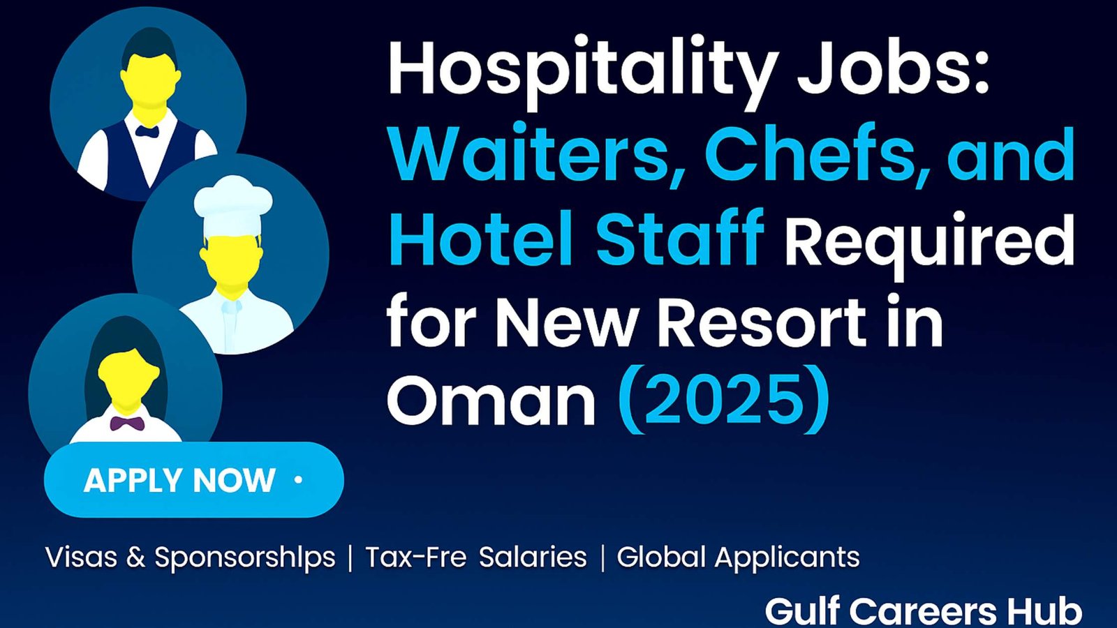 Hospitality Jobs in Oman – Waiters, Chefs & Hotel Staff (2025)