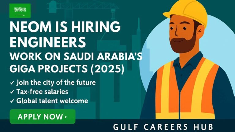 NEOM Is Hiring Engineers — Work on Saudi Arabia’s Giga Projects (2025)
