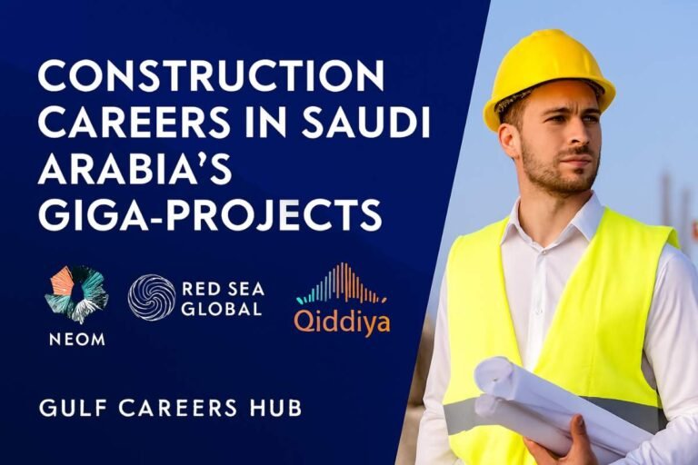Construction Jobs in NEOM, Red Sea & Qiddiya – Saudi Arabia Hiring