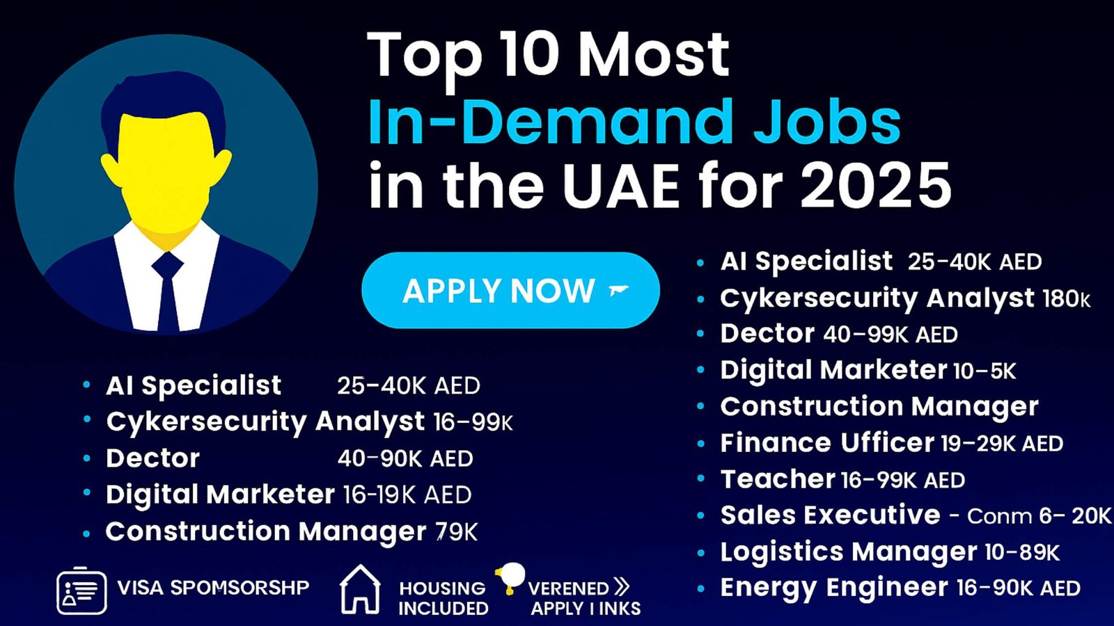 Top 10 Most In-Demand Jobs in UAE for 2025 – Salaries & Apply Links