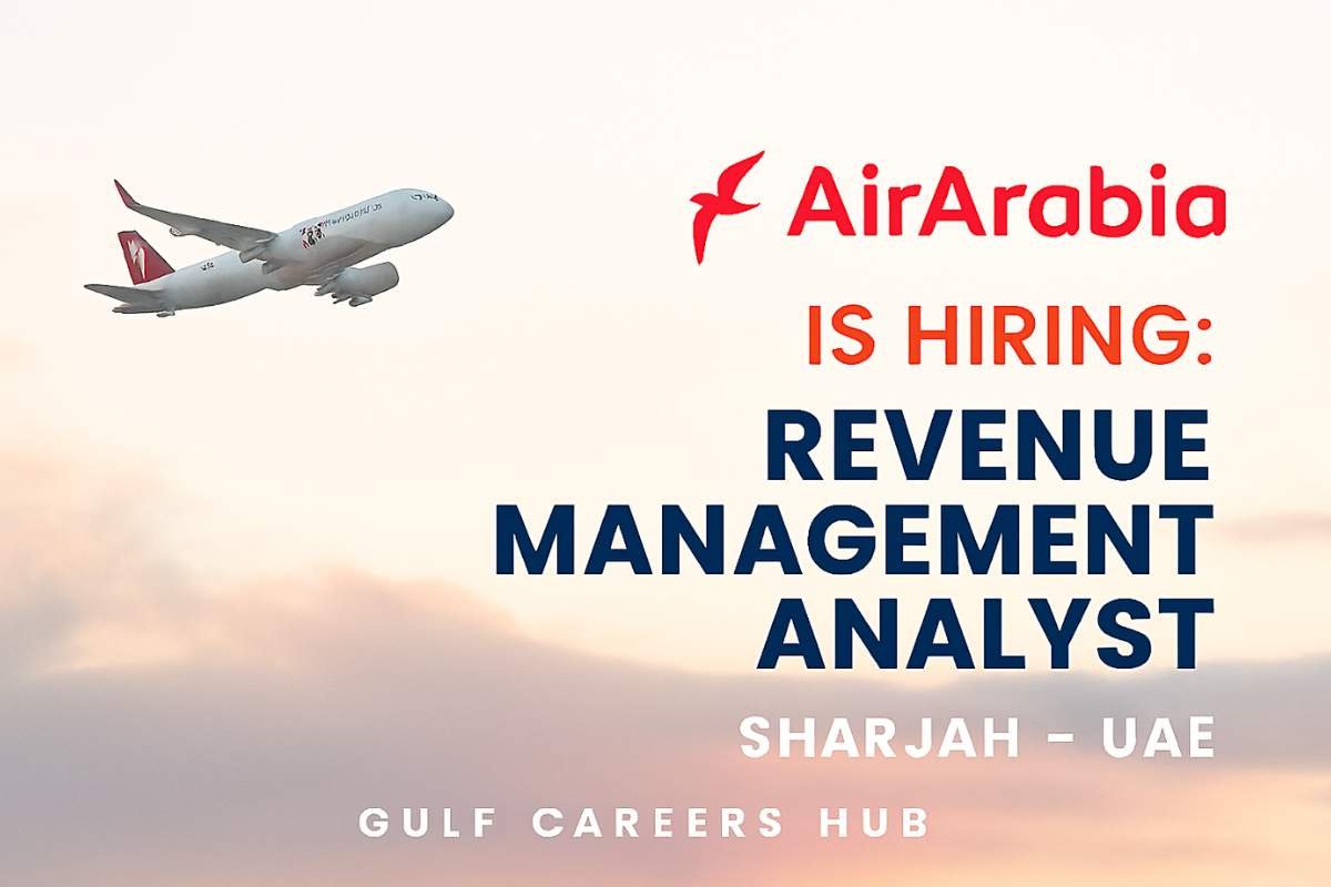 Air Arabia Hiring Revenue Management Analyst – Apply Now
