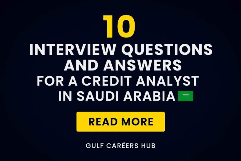 Ace your Credit Analyst interview in Saudi Arabia with expert answers, local insights, and 2025 hiring trends.