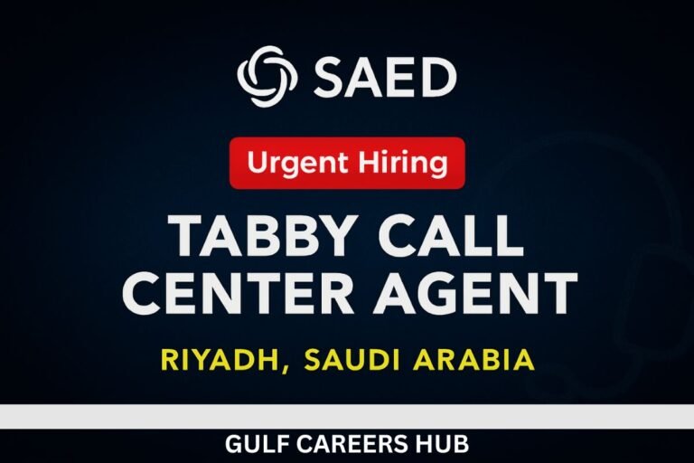 Tabby Call Center Agent – SAED Riyadh