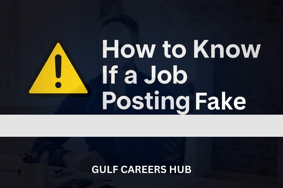How to Spot Fake Job Postings in 2025 – Gulf Careers Hub Guide