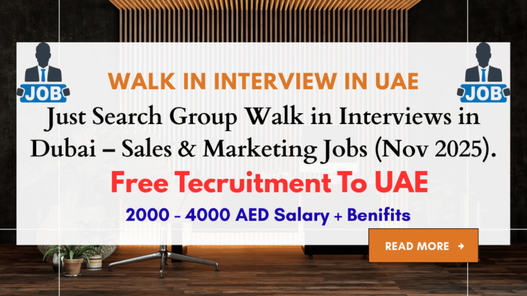 walk in interview in uae