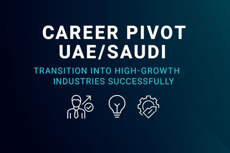 Career Pivot UAE/Saudi | Transition into High-Growth Industries Successfully