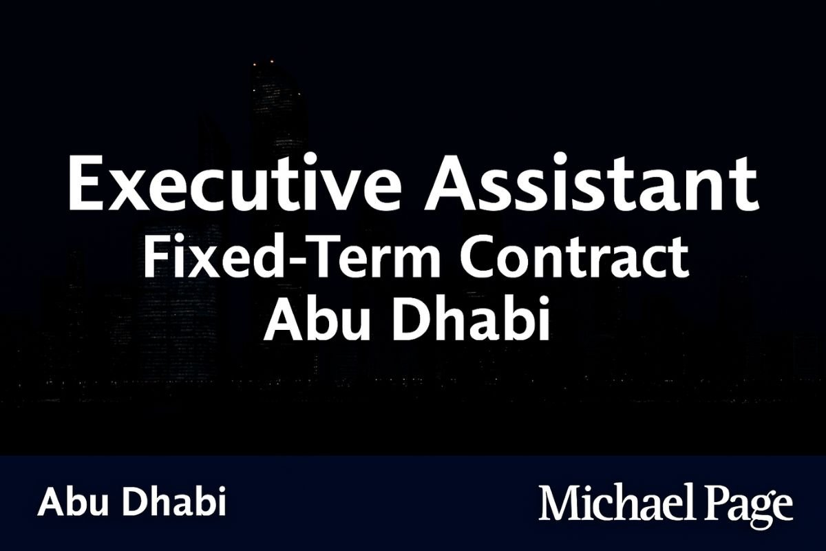 Executive Assistant Jobs in Abu Dhabi | Michael Page Careers