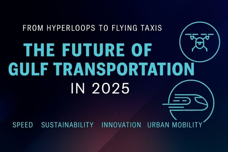 Gulf Transportation Future 2025 | Hyperloops, Flying Taxis & Smart Mobility