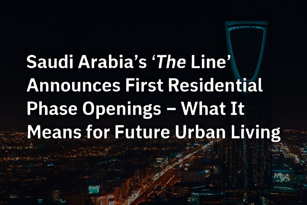 The Line NEOM 2025 | Hidden Marina Residential Phase & Future Urban Living