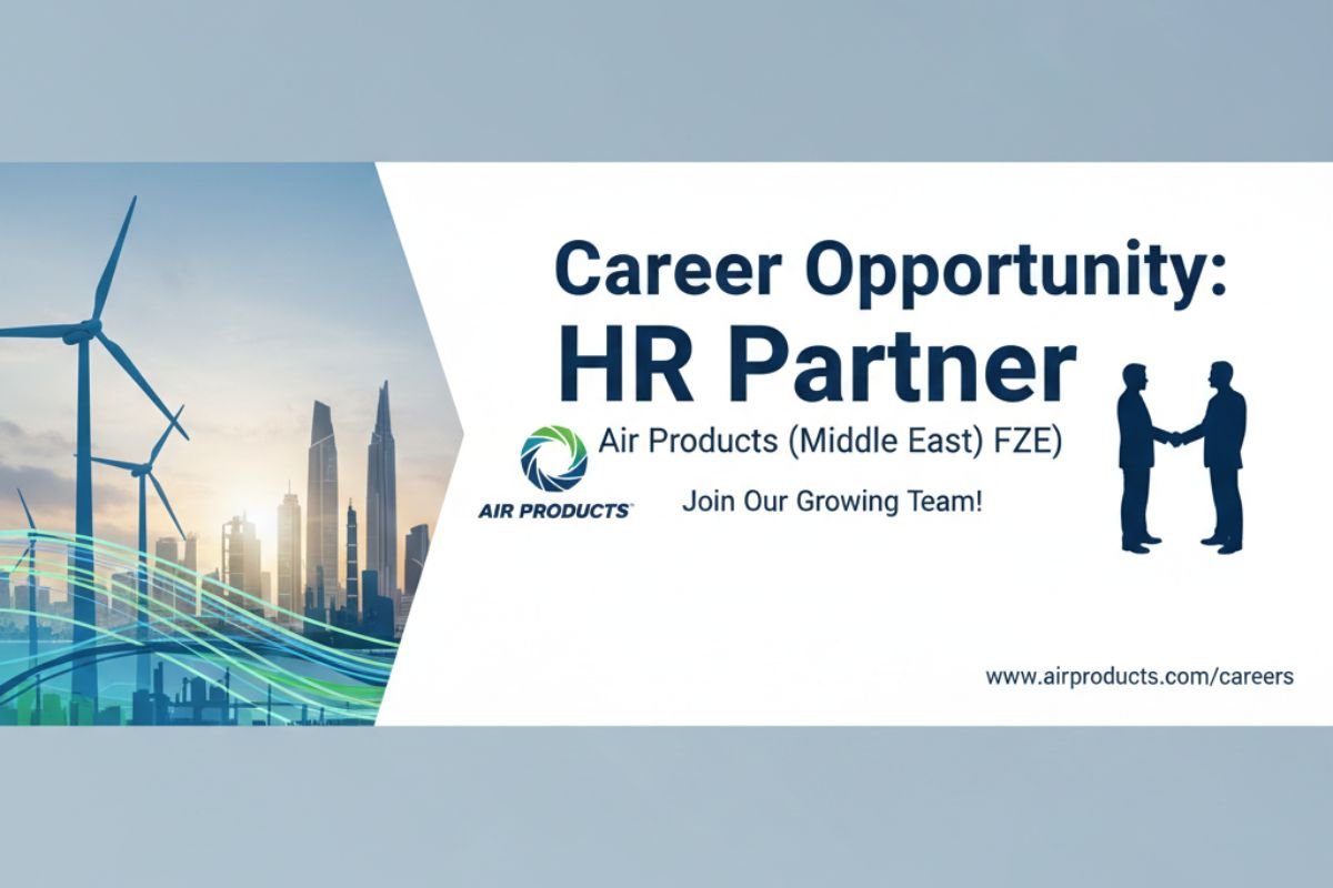 HR Partner Job Opening at Air Products - Dhahran, Saudi Arabia
