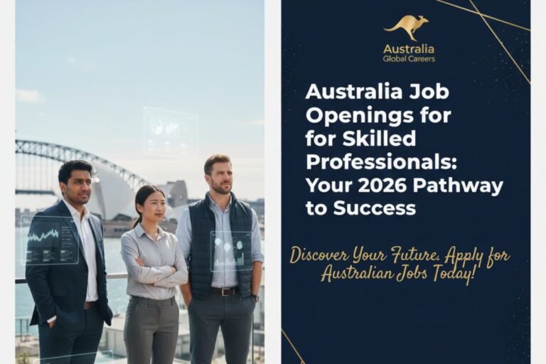 Australia Job Openings for Skilled Professionals