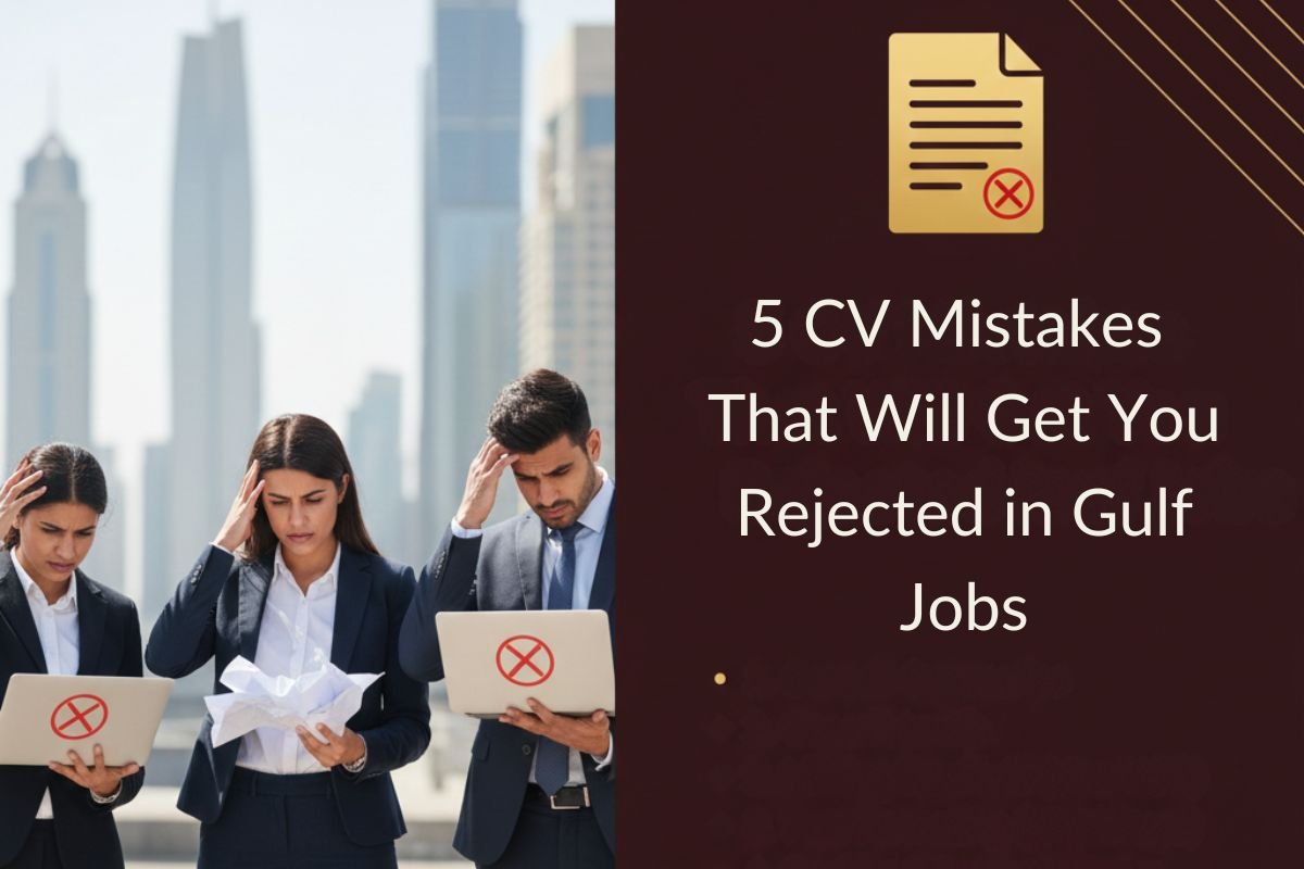 5 CV Mistakes That Will Get You Rejected in Gulf Jobs
