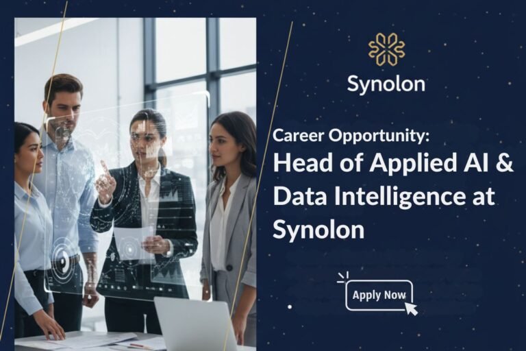Head of Applied AI Job in Dubai - Global Real Estate Tech (Synolon)