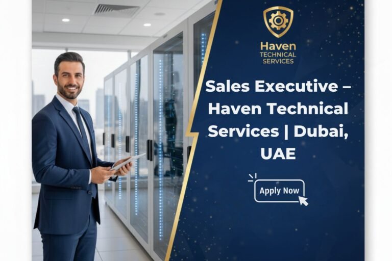 Sales Executive – Haven Technical Services | Dubai