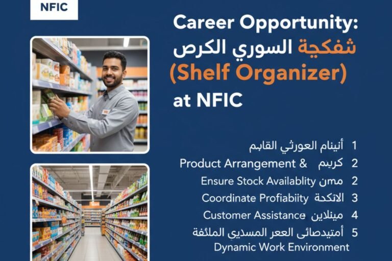 Shelf Organizer Job in Medina - For Saudi Nationals (NFIC Company)