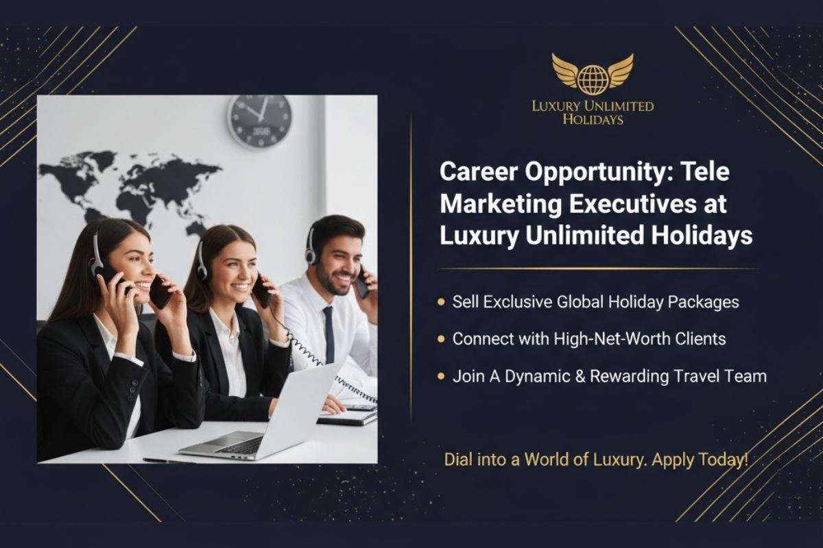 Tele Marketing Executive Jobs in Dubai - Luxury Travel (8 Openings)