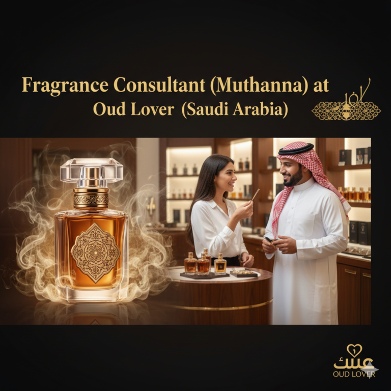 Fragrance Consultant Jobs in Riyadh - For Saudi Females (Oud Lover)