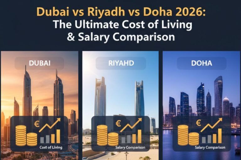 Dubai vs Riyadh vs Doha 2026: Salary & Cost of Living Comparison
