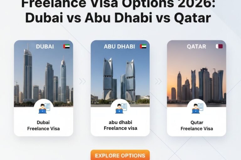 Freelance Visa Dubai vs Abu Dhabi vs Qatar 2026: Full Guide