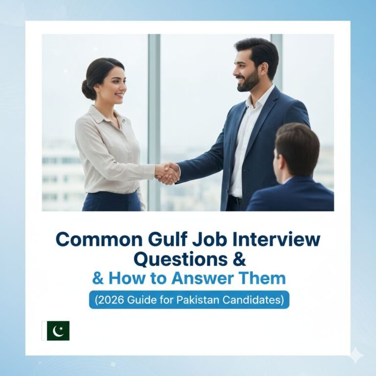 Gulf Job Interview Questions 2026 | Answers for Pakistanis