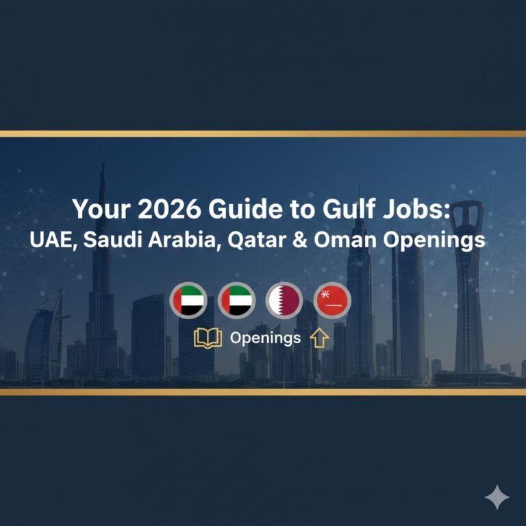 Gulf Jobs 2026 | Latest UAE, Saudi, Qatar & Oman Openings