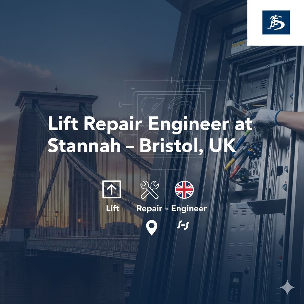 Lift Repair Engineer Job in Bristol - Stannah, NVQ3 Required