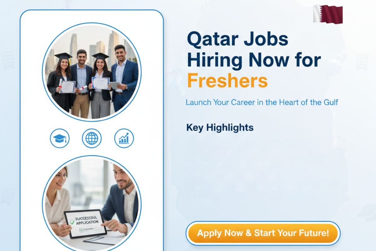 Qatar Jobs for Freshers: No Experience Required - Hiring Now
