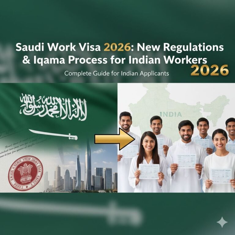 Saudi Work Visa 2026: New Rules & Iqama Process for Indians