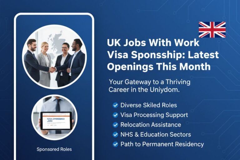 UK Visa Sponsorship Jobs: Latest Openings This Month