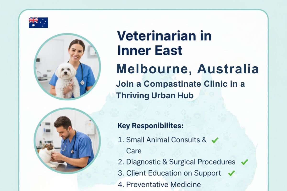 Veterinarian Job in Melbourne, Australia