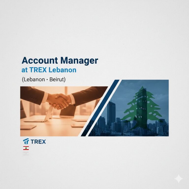 Account Manager Job in Beirut - Fire Alarm & Security Systems (TREX)