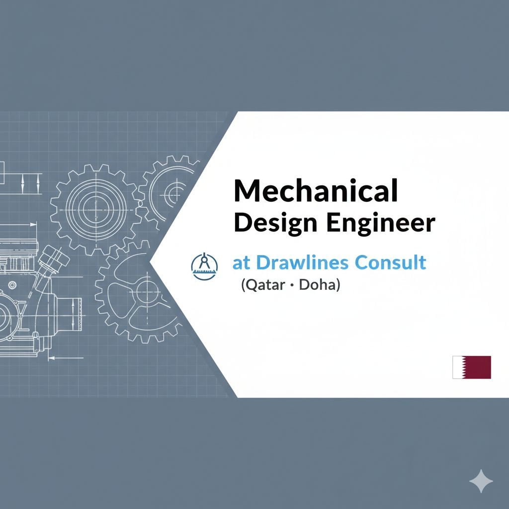 Mechanical Design Engineer Job in Doha - For Qatar Nationals (7-13 Yrs)