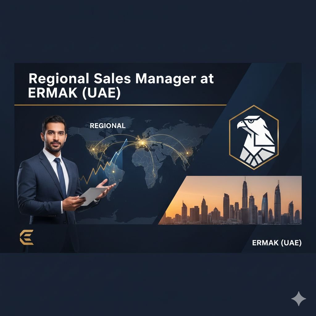 Regional Sales Manager Job in Dubai - Russian/English/Uzbek Required (ERMAK)