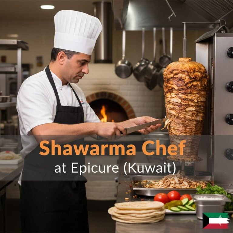 Shawarma Chef Jobs in Kuwait - 2 Openings, Indian Nationals (Epicure)