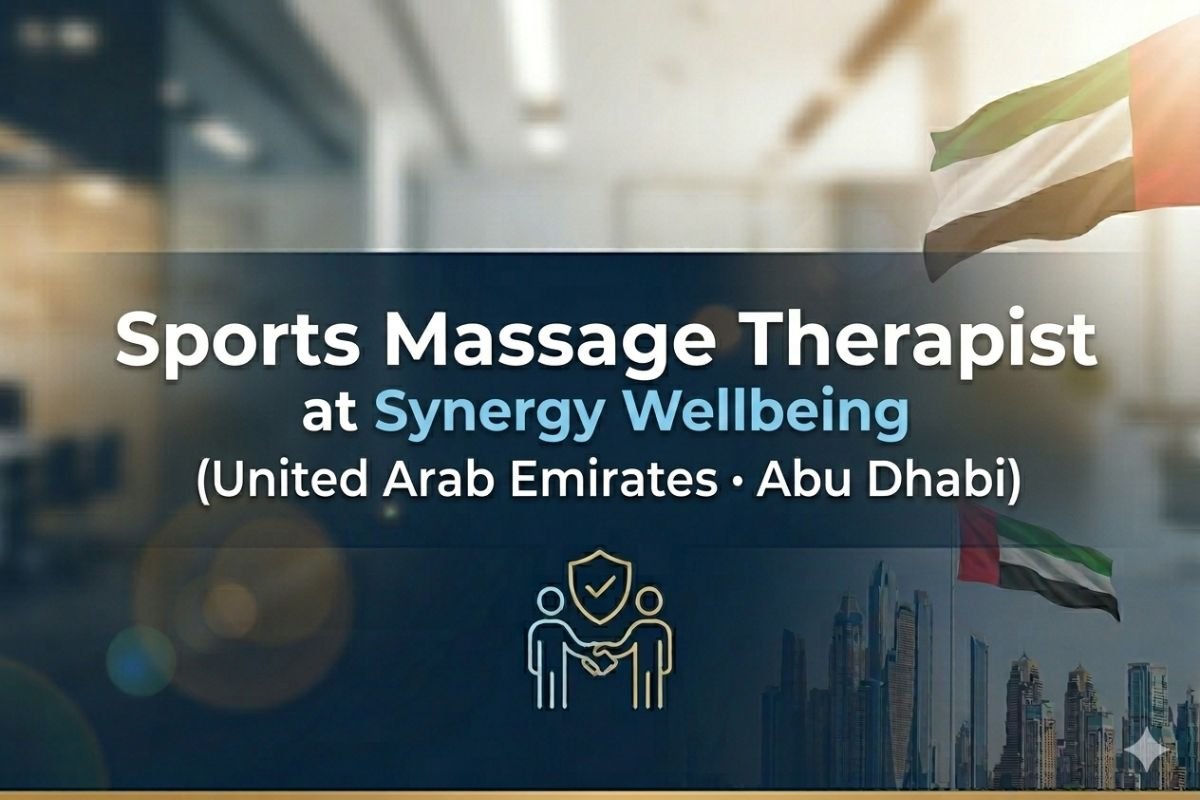 Sports Massage Therapist Job in Abu Dhabi - Synergy Wellbeing
