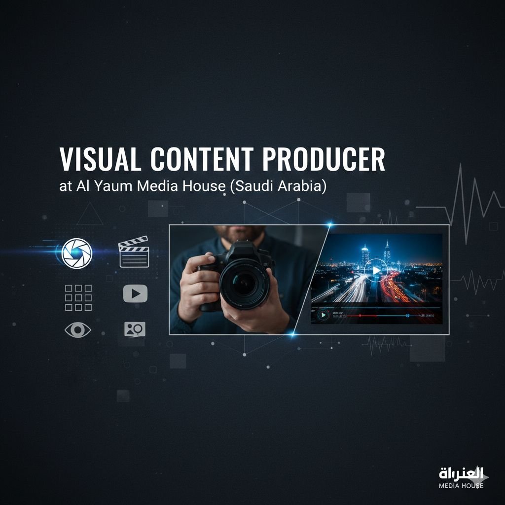 Visual Content Producer Job in Saudi Arabia - Remote, Al Yaum Media House